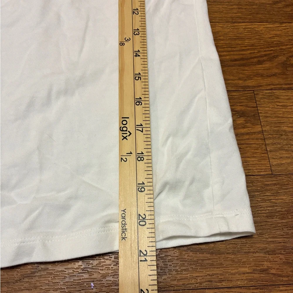 Women’s Old Navy White Puffy Sleeve Top Size Medium